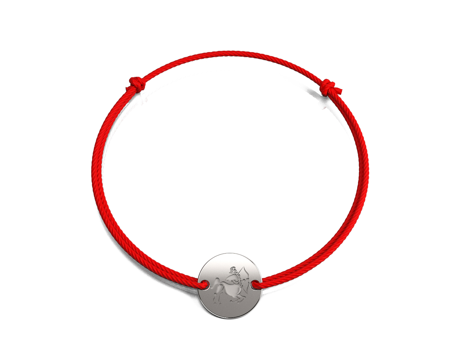 Bratara din aur 14K Sagetator Banut pe snur - imagine 2