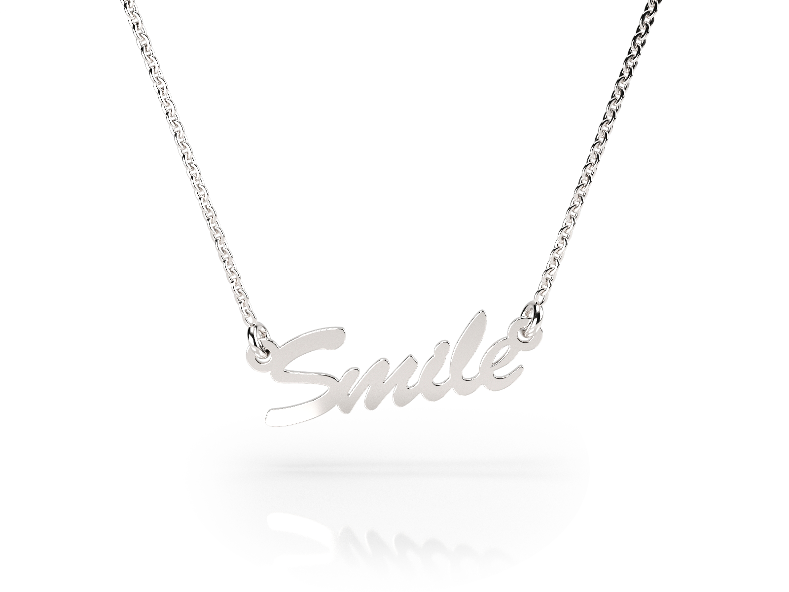 Colier din aur 14K Smile - imagine 2