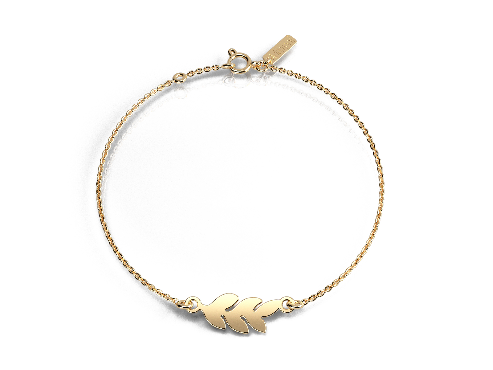 Brtara din aur 14K Spic bijuterii handmade Adamant