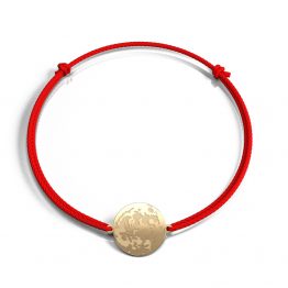 Bratara din aur 14K Moon pe Snur bijuterii handmade Adamant