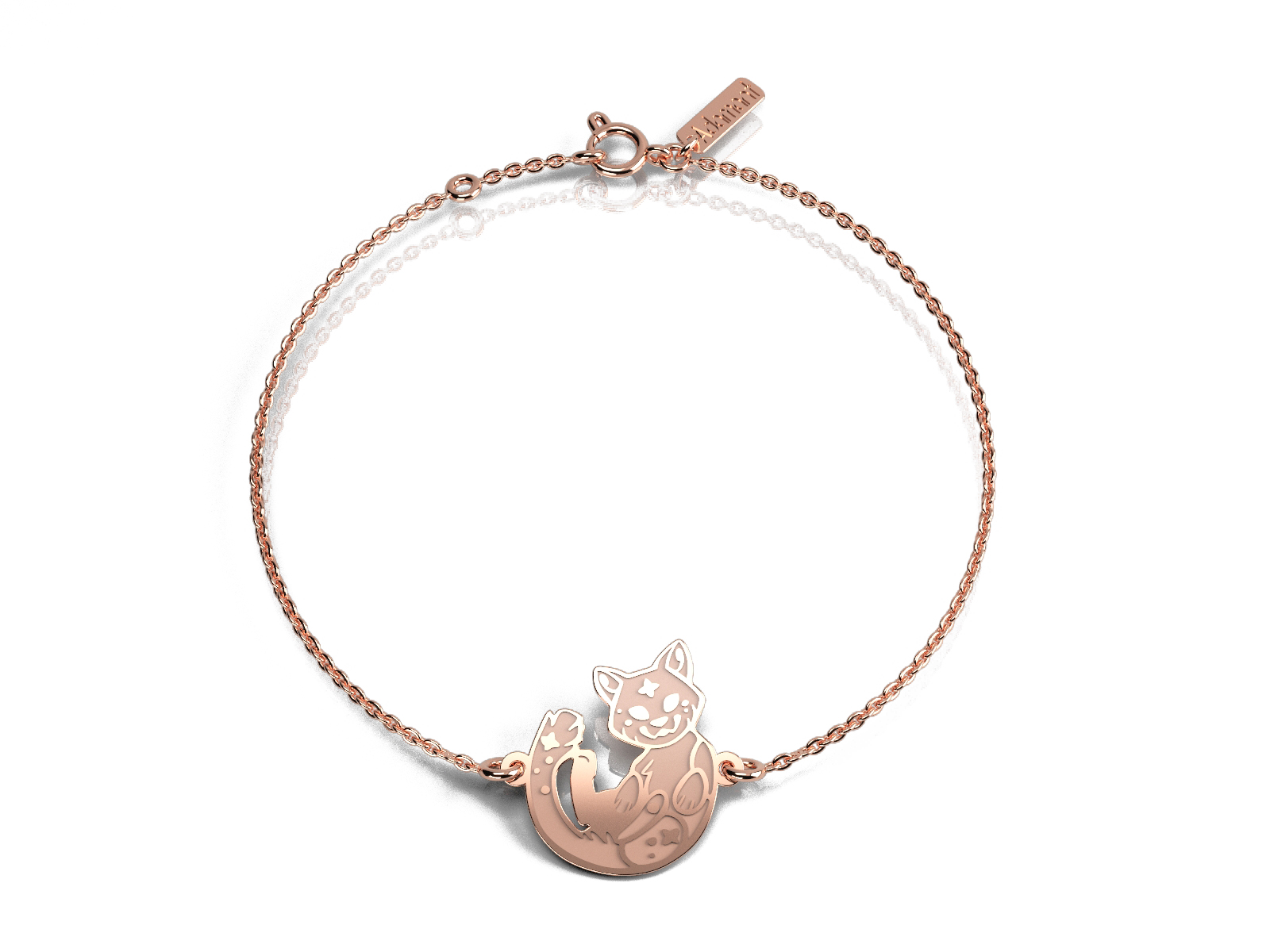 Bratara din aur 14K Cat - imagine 3