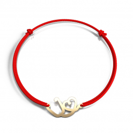 Bratara din aur 14K Stethoscope pe snur bijuterii handmade Adamant