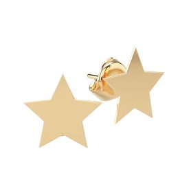 Cercei din aur 14K Star - Adamant Cercei din aur 14K Star bijuterii handmade Adamant