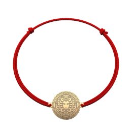 Bratara din aur 14K Medusa Snur bijuterii handmade Adamant