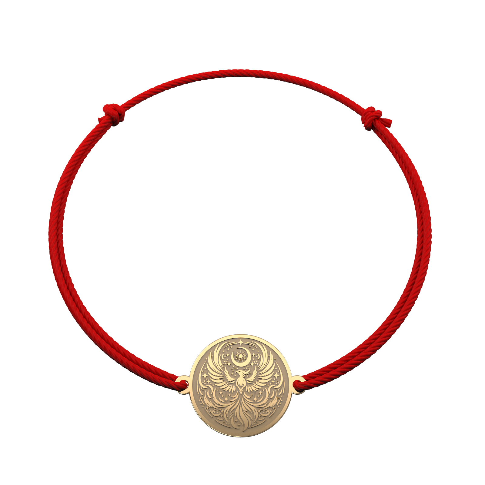 Brățară din aur 14K Phoenix Șnur — Adamant