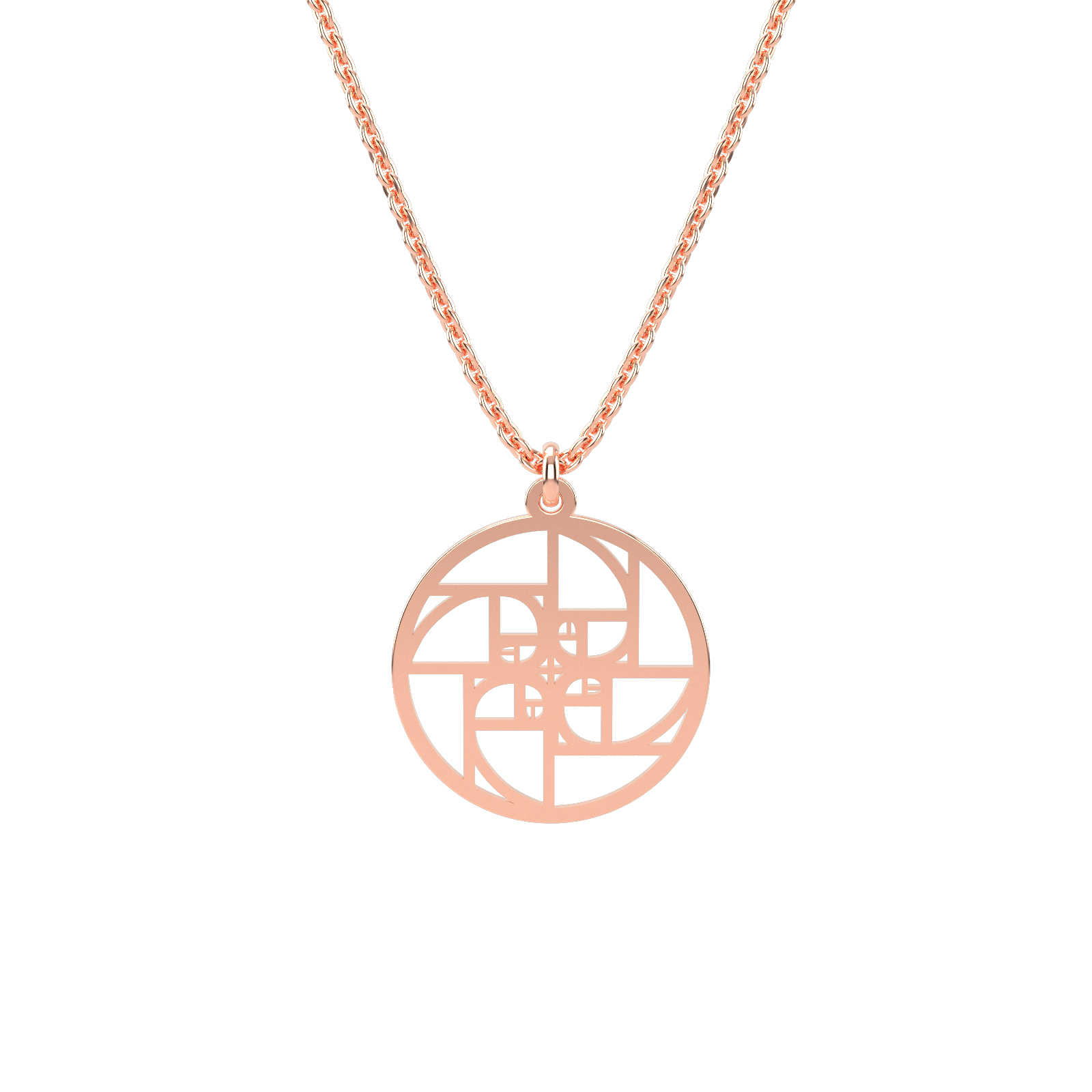 Colier din aur 14K Golden Ratio - imagine 3