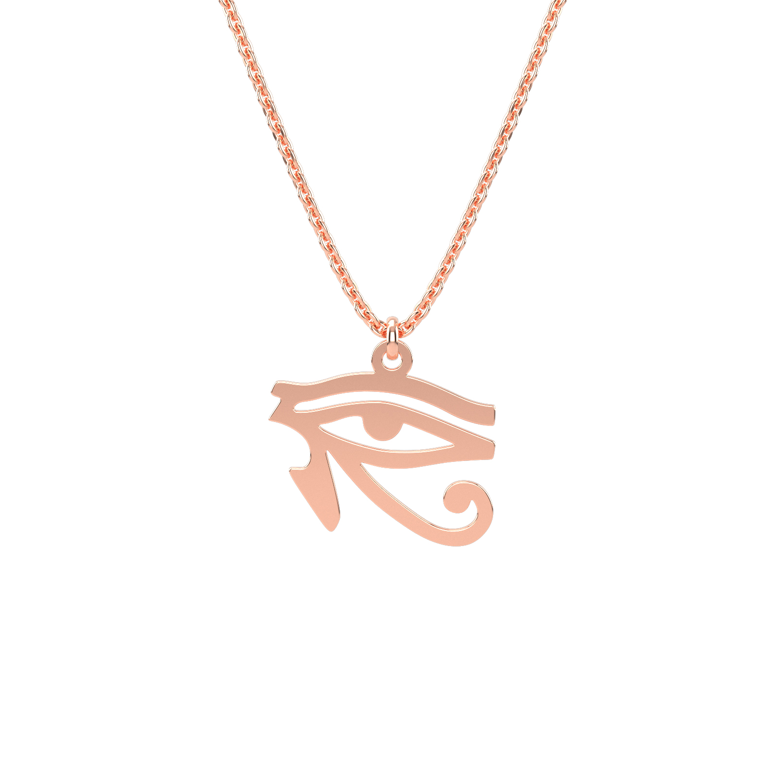 Colier din aur 14K Horus Eye - imagine 3