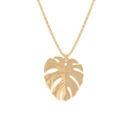 Colier din aur 14K Monstera - Adamant Colier din aur 14K Monstera bijuterii handmade Adamant