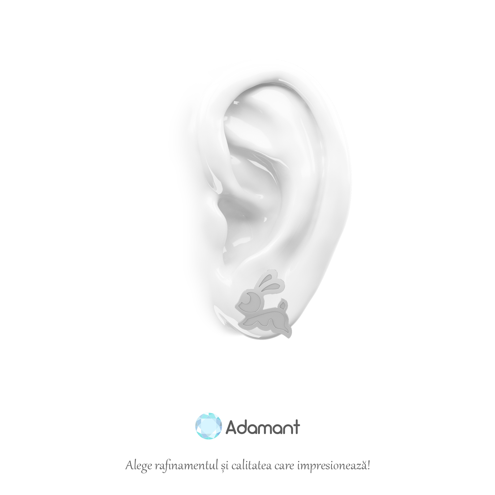 Cercei din argint 925 Bows - imagine 2