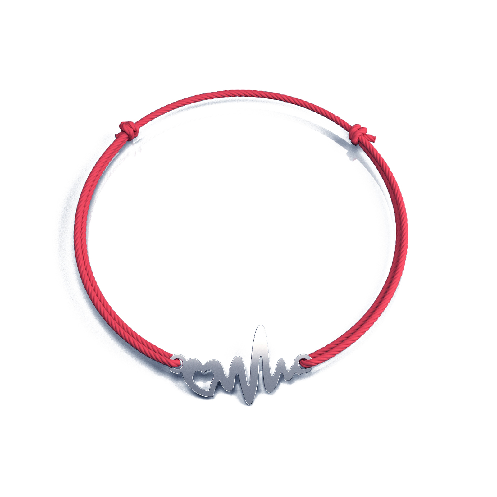 Bratara din argint 925 EKG Snur bijuterii handmade Adamant